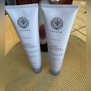 New Set of 2 Lacuna Hydrating Soft & Supple Body Serum 5 oz.